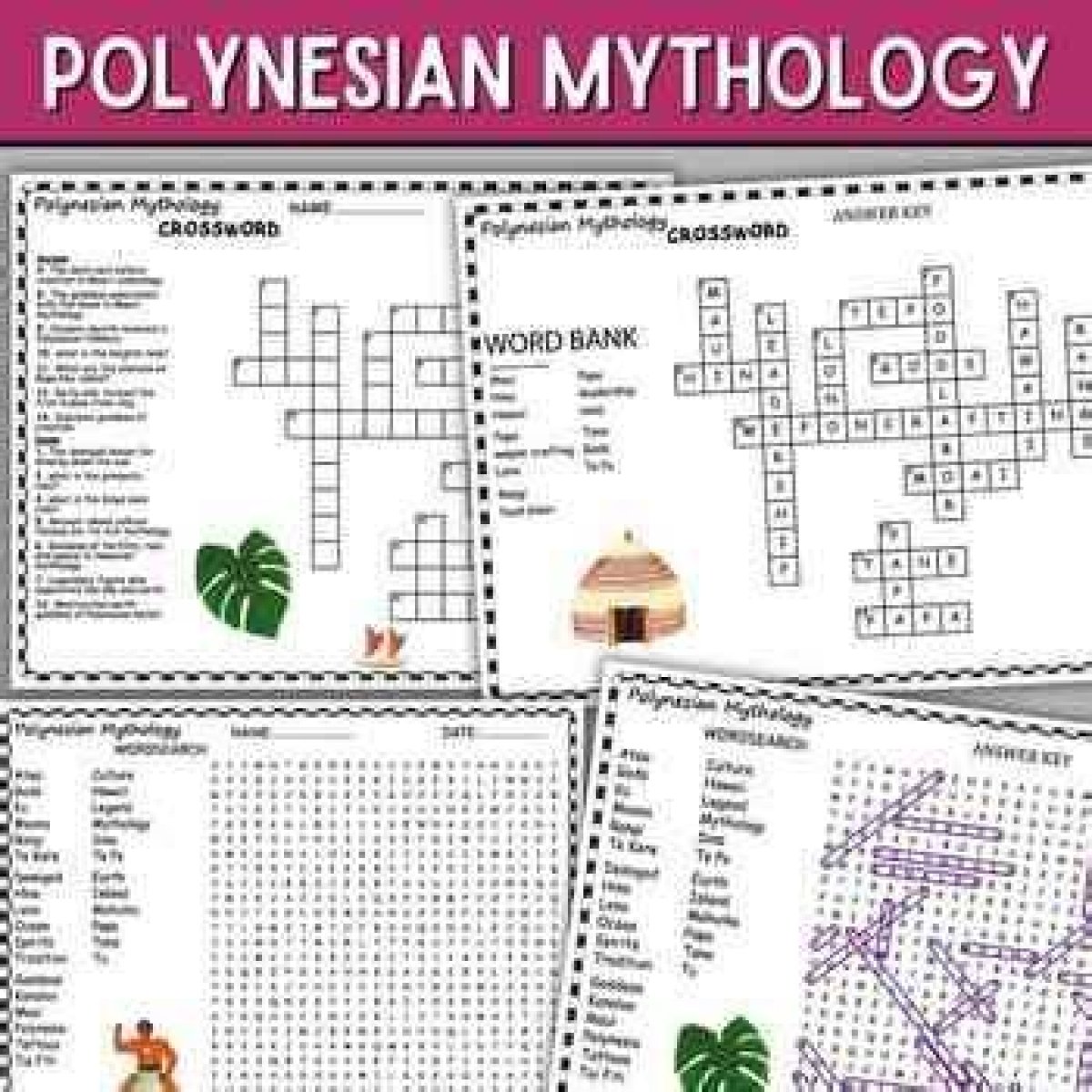 Codycross Trickster Figure in Polynesian Mythology. Crossword Puzzle Clue and Answers