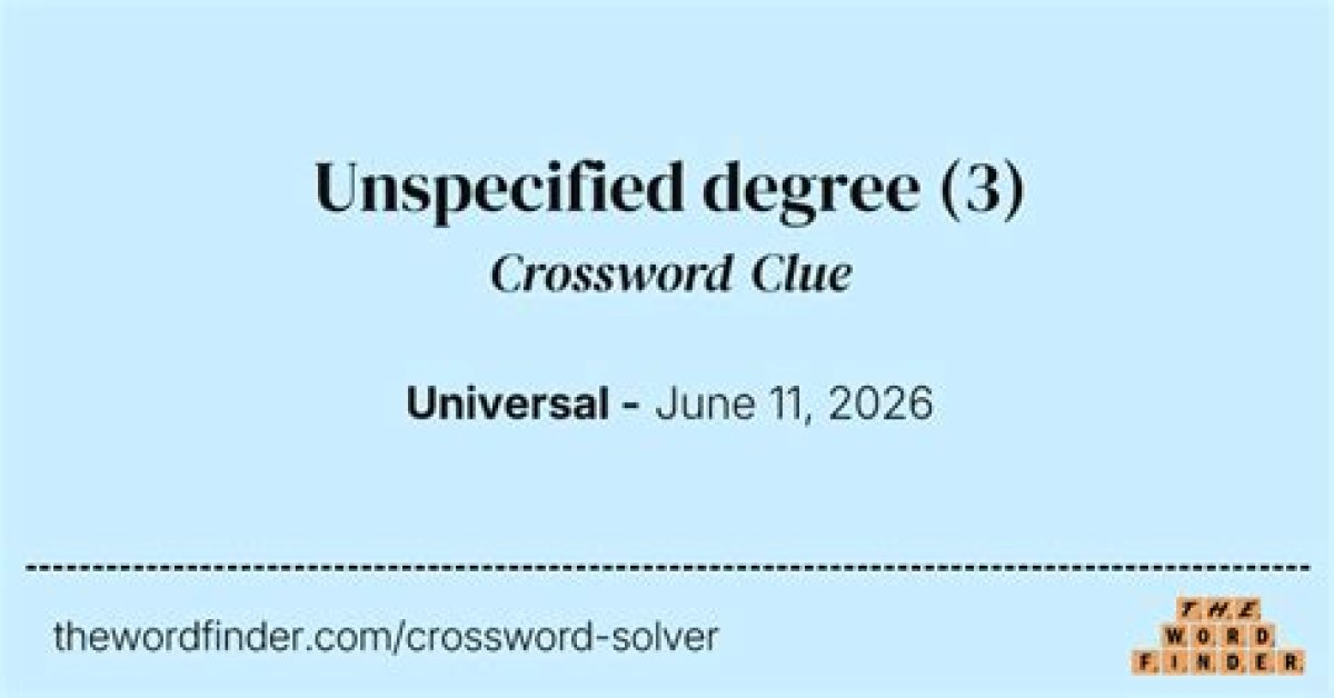 Codycross Unspecified Number or Degree Crossword Clue