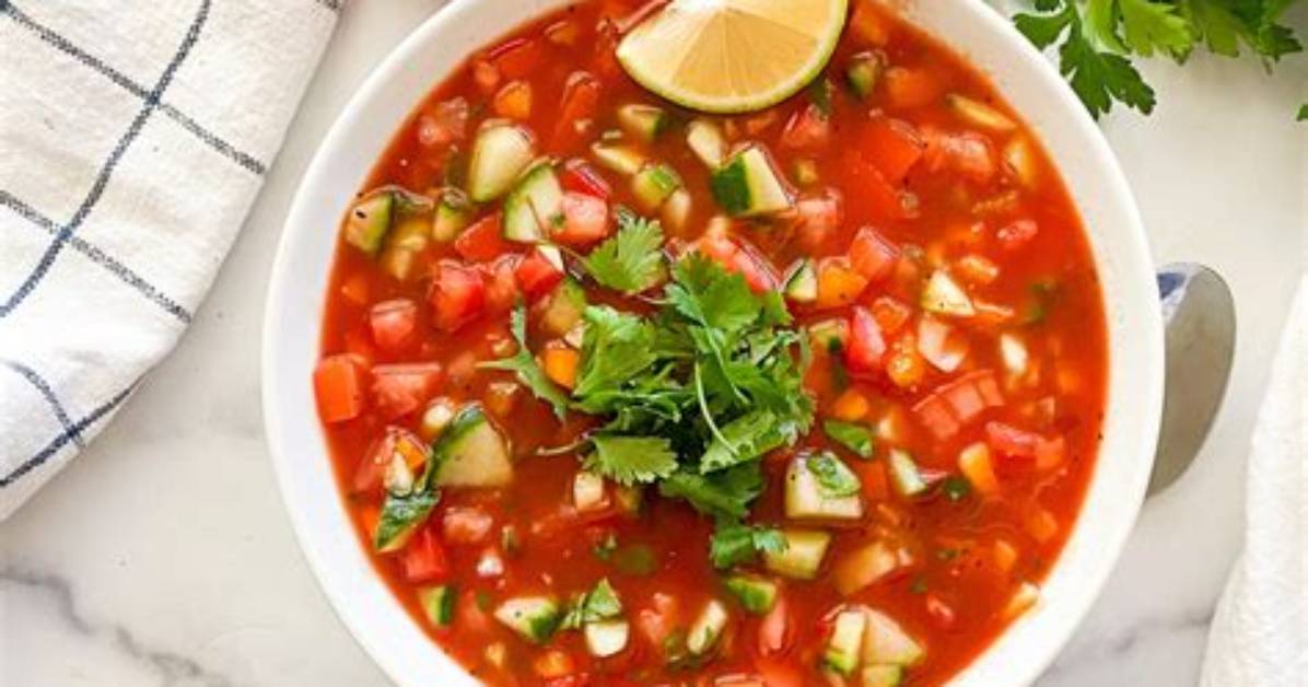Cold Gazpacho Soup Recipe | Pbs Food