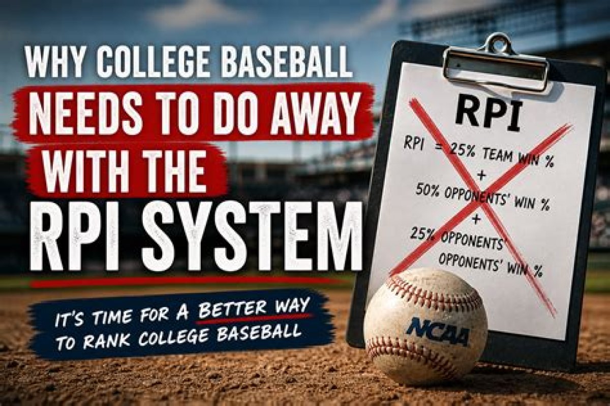 College Baseball Mulls Rpi Reform in Wake of Ncaa Tournament Selections — College Baseball, Mlb Draft, Prospects