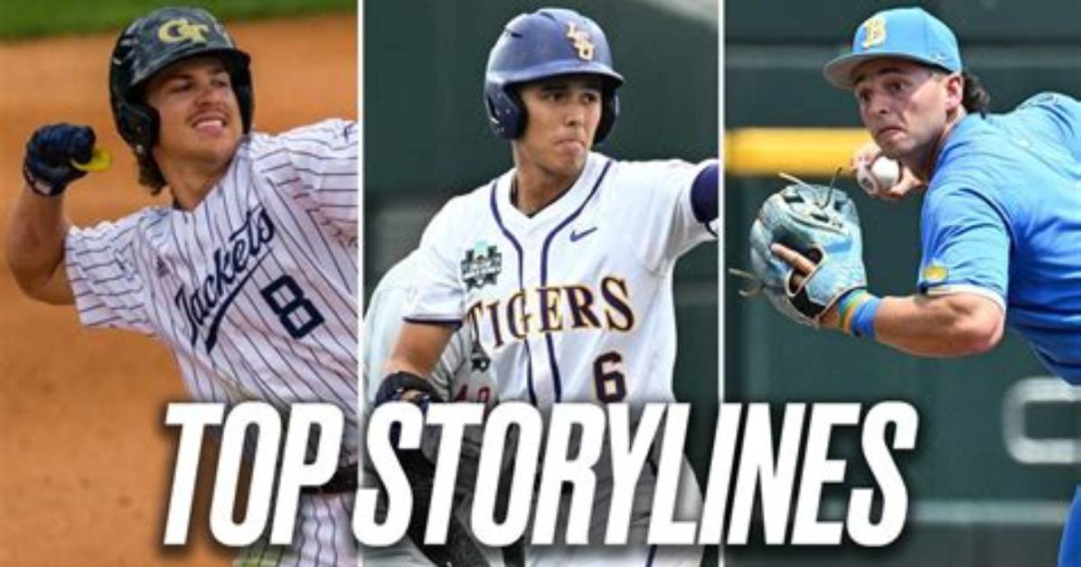 College Baseball's Top Storylines from Day 1 of the 2023 Mlb Draft — College Baseball, Mlb Draft, Prospects