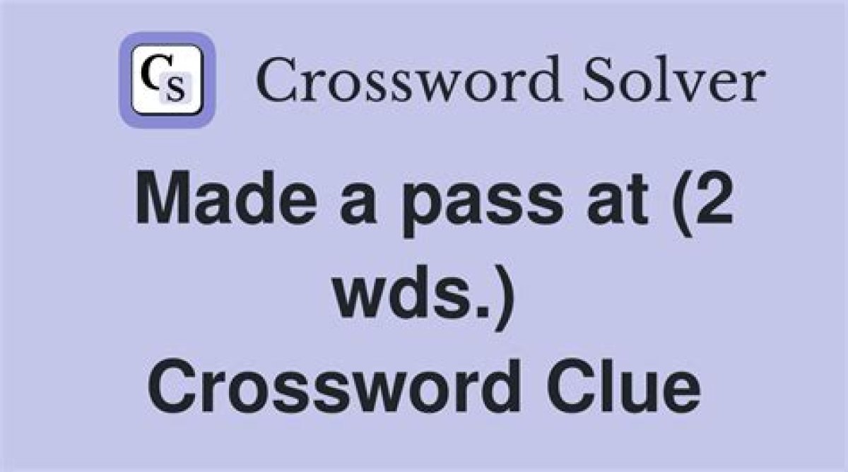 Come ___ (Make a Pass At): 2 Wds.