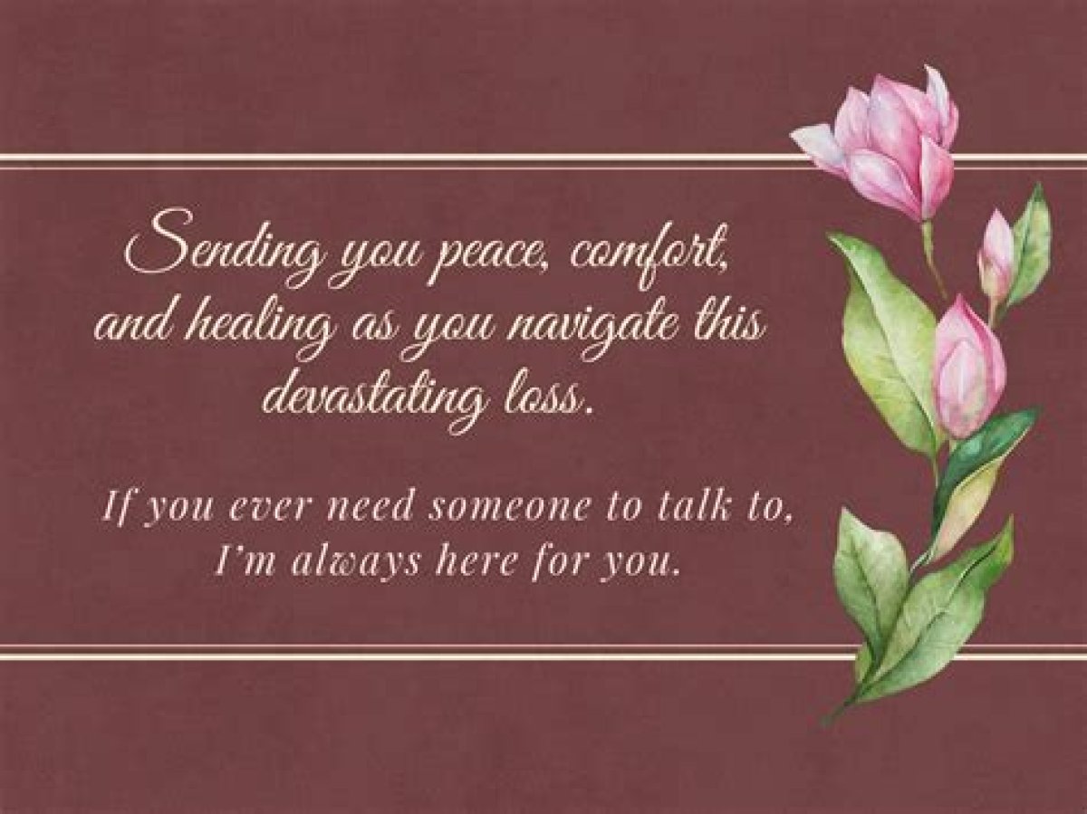 Condolence Messages to Send a Coworker