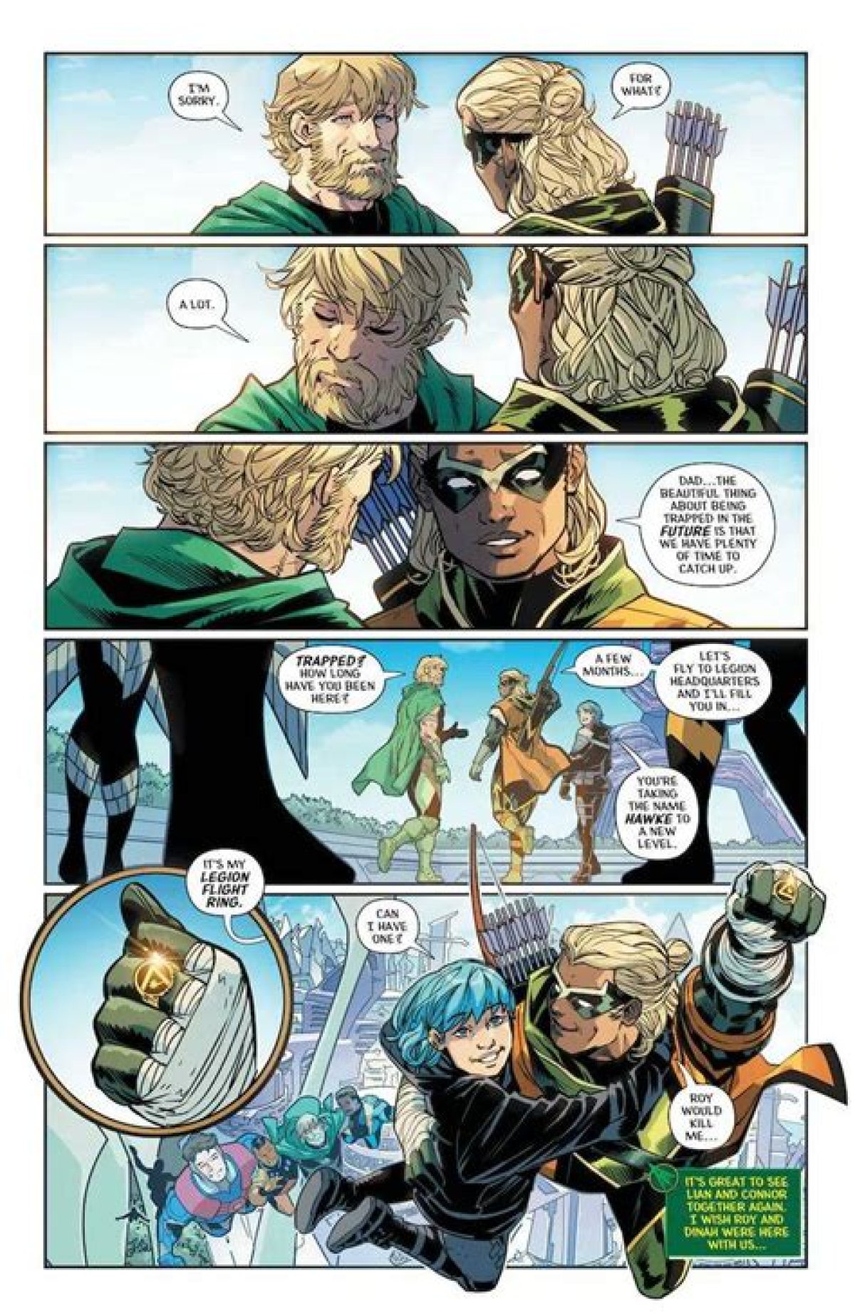 Connor Hawke Just Joined Dc's Legion of Super-Heroes
