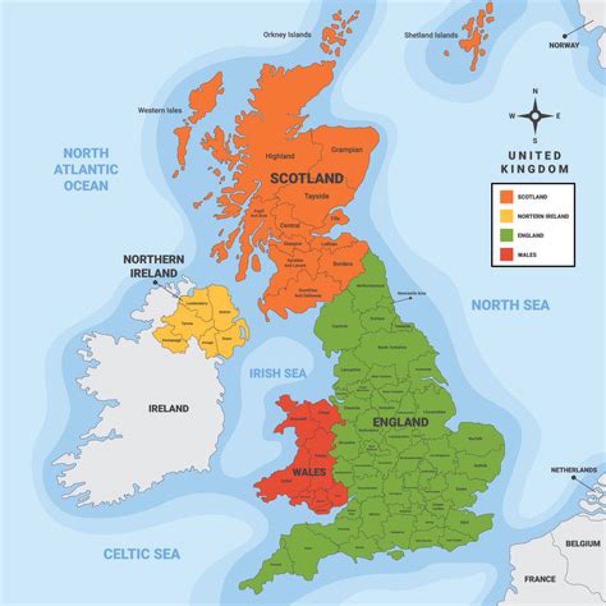 Country That Borders the United Kingdom: Abbr.