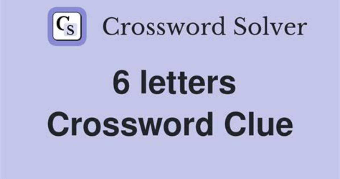 Crazy 6 Letters Crossword Clue