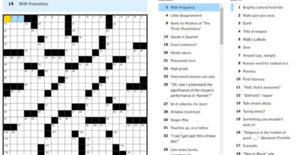Daddy-O Nyt Crossword Clue