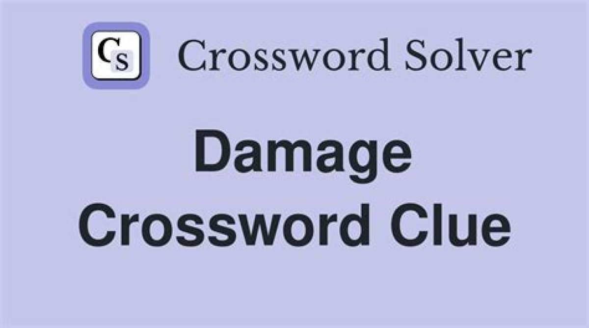 Damage, as a Surface Crossword Clue Daily Themed Answer
