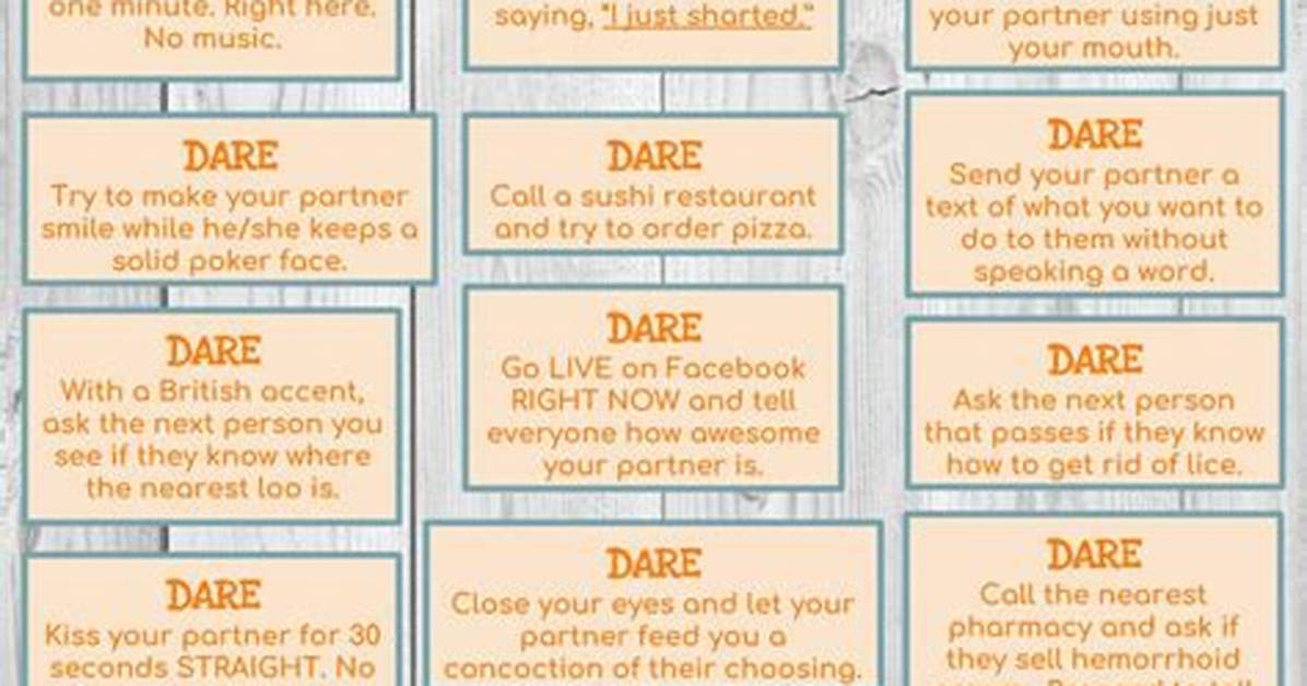 Dares Ideas: Unleashing Creative Challenges for Fun and Growth