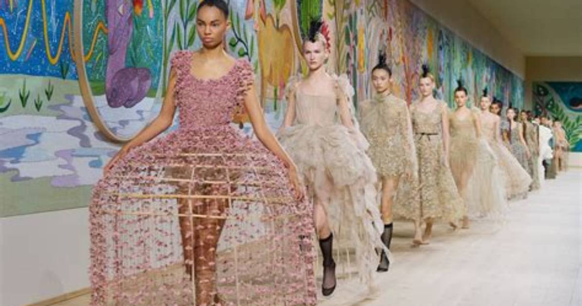 Dior’s Seaside Garden at Paris Fashion Week: Kim Jones’ Spring/Summer 2023 Menswear Collection for the Maison Married Suits with Streetwear – and Destructured Gardening Clothes?