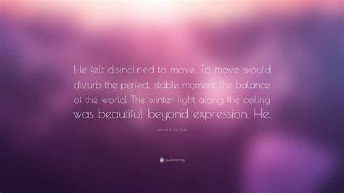 Disinclined to Move
