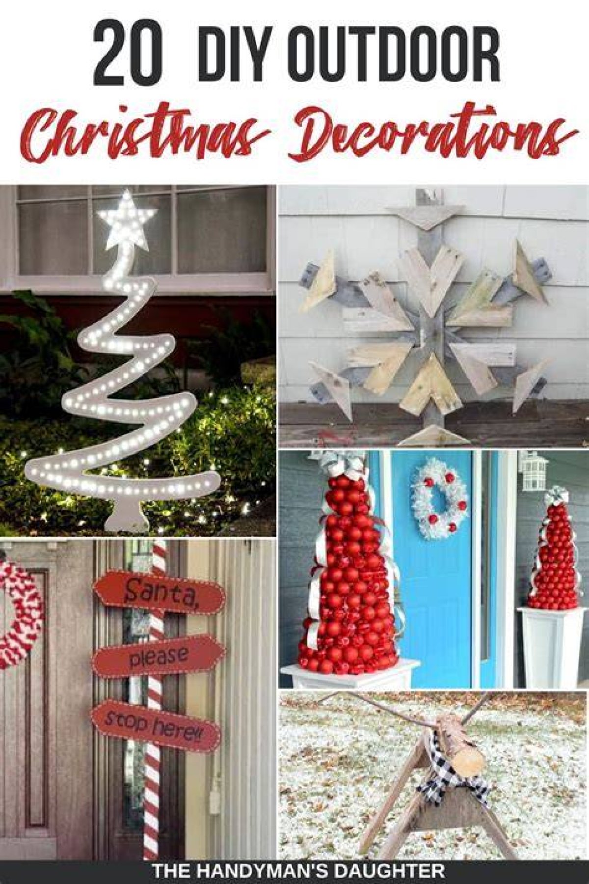 Diy Outdoor Christmas Decorations: 7 Dazzling Doorways