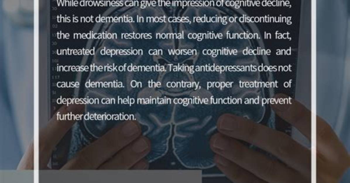 Do Antidepressants Cause Dementia?