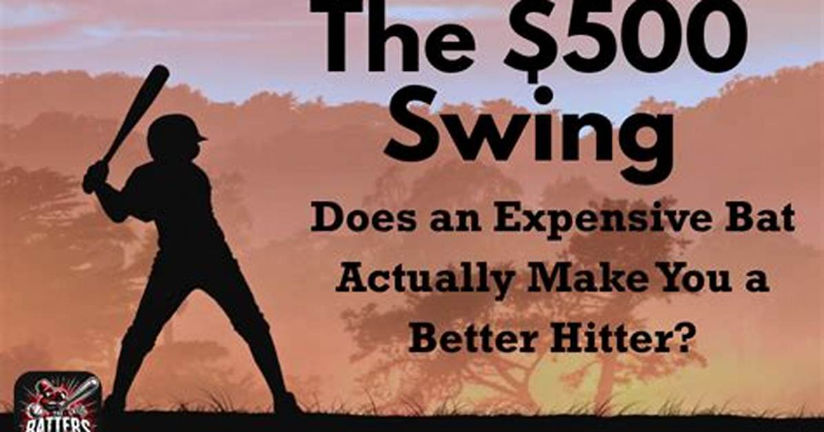 Does a More Expensive Bat Make a Difference?