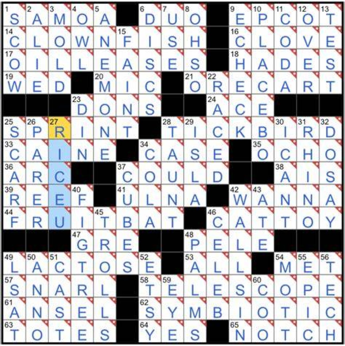 Dos X Cuatro Nyt Crossword Answers
