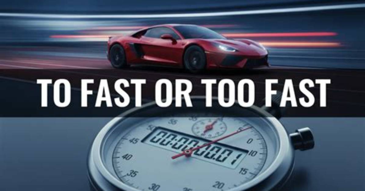 Drove Too Fast