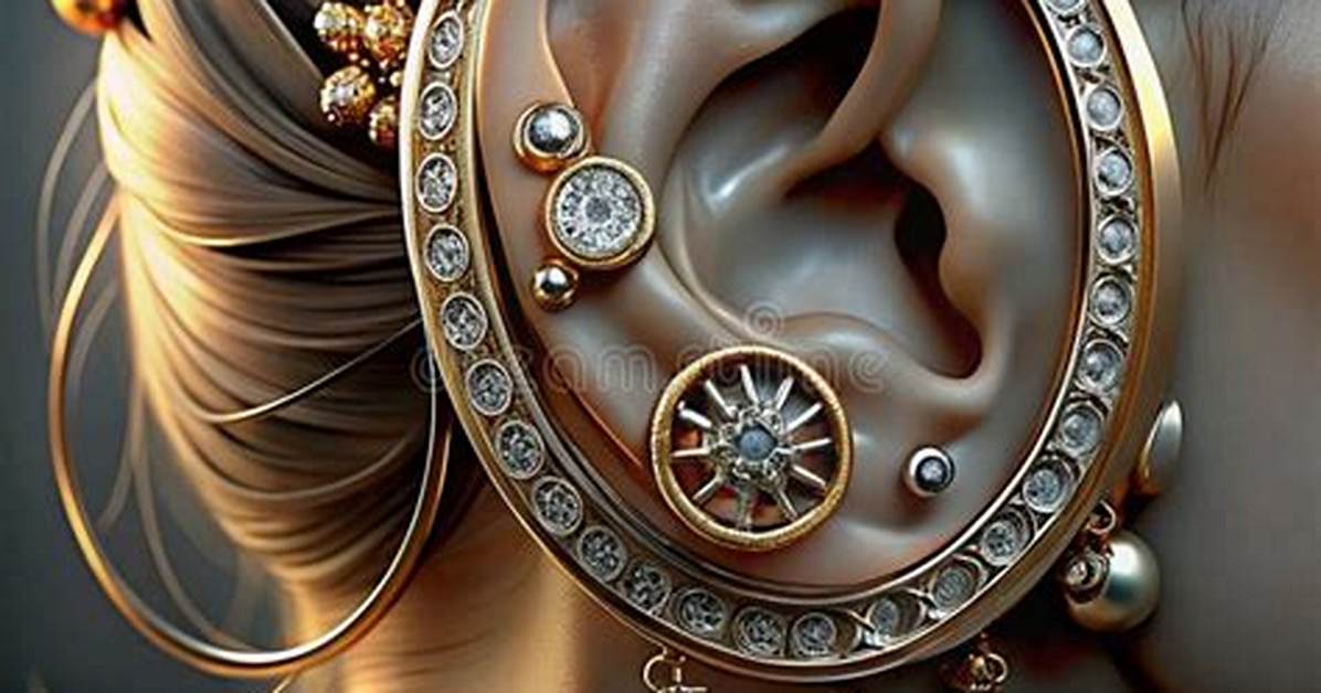 Ear Part Often Adorned with Rings?
