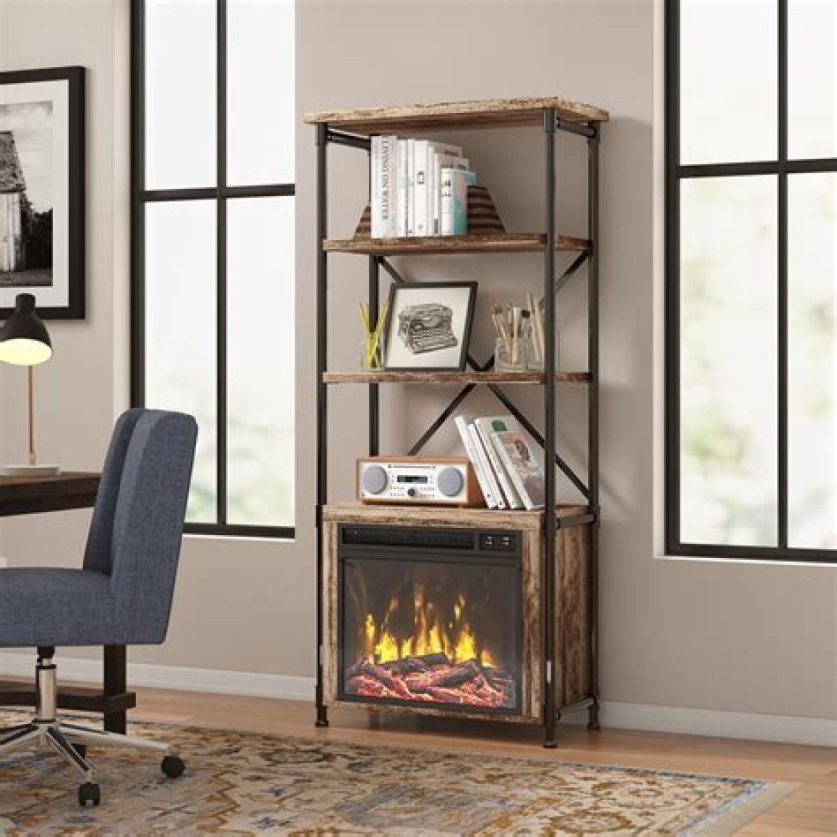 Electric Fireplace with Bookshelves? - Kylon Powell