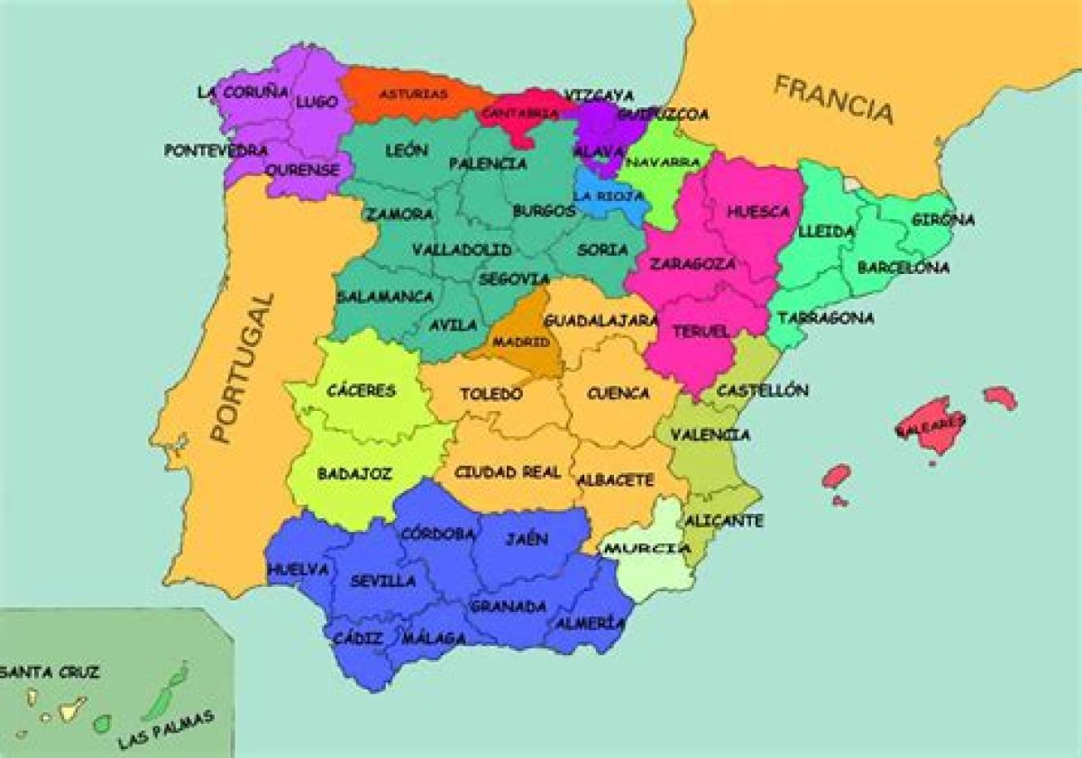 España | Mapa Político | Provincias. Quiz