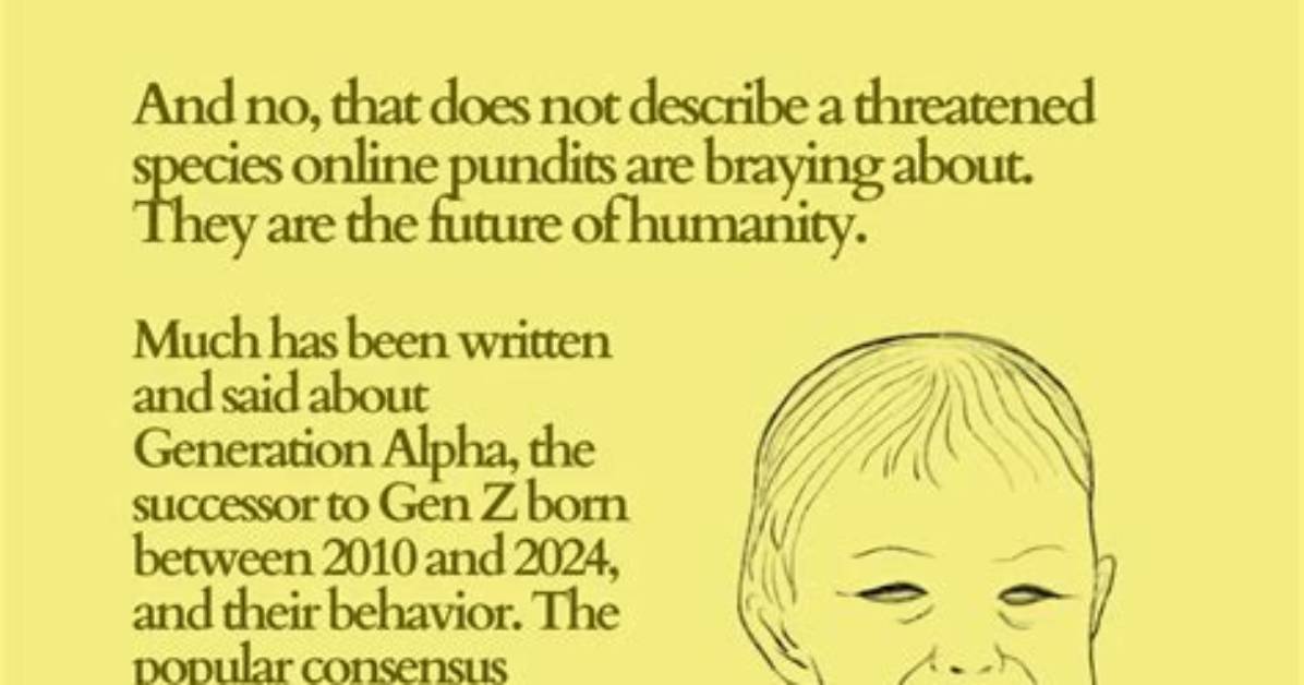 Feral, Illiterate, Doomed: Generation Alpha Are a Quarter of the World’s Population, and People Are Worried About Them