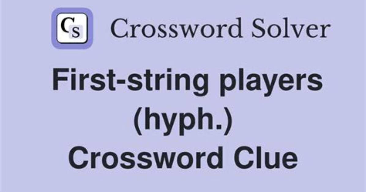 First-String Squad: Hyph.