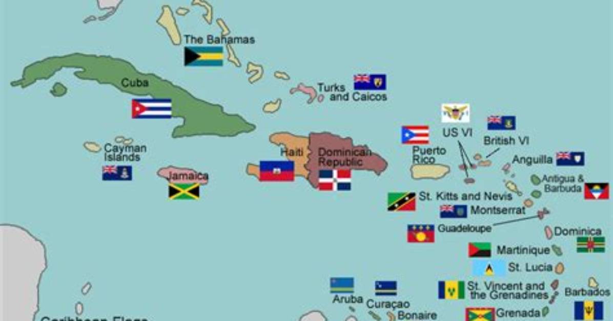 Flag Maps Caribbean Quiz