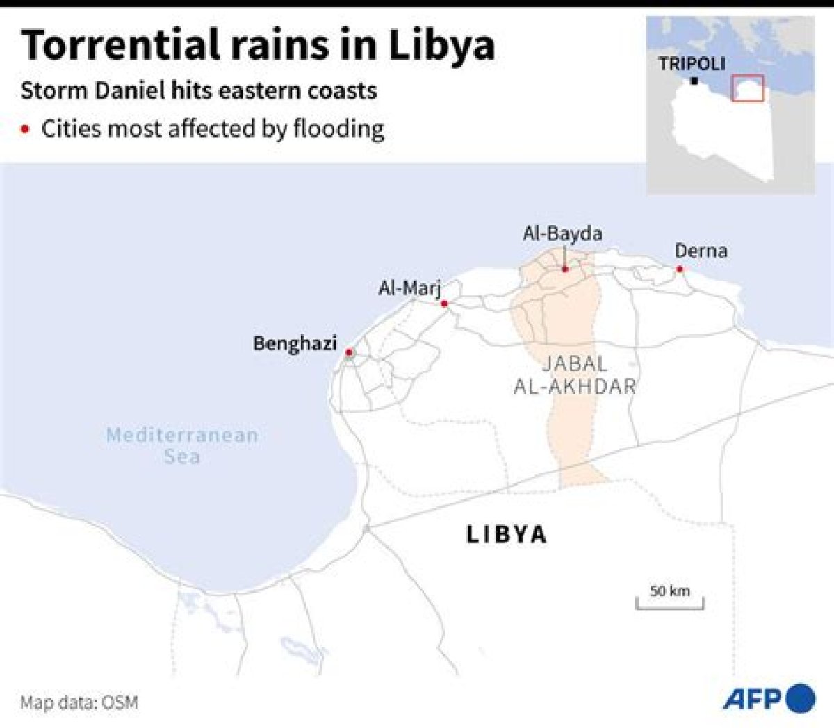 Floods Devastate Eastern Libya, Thousands Missing and Feared Dead
