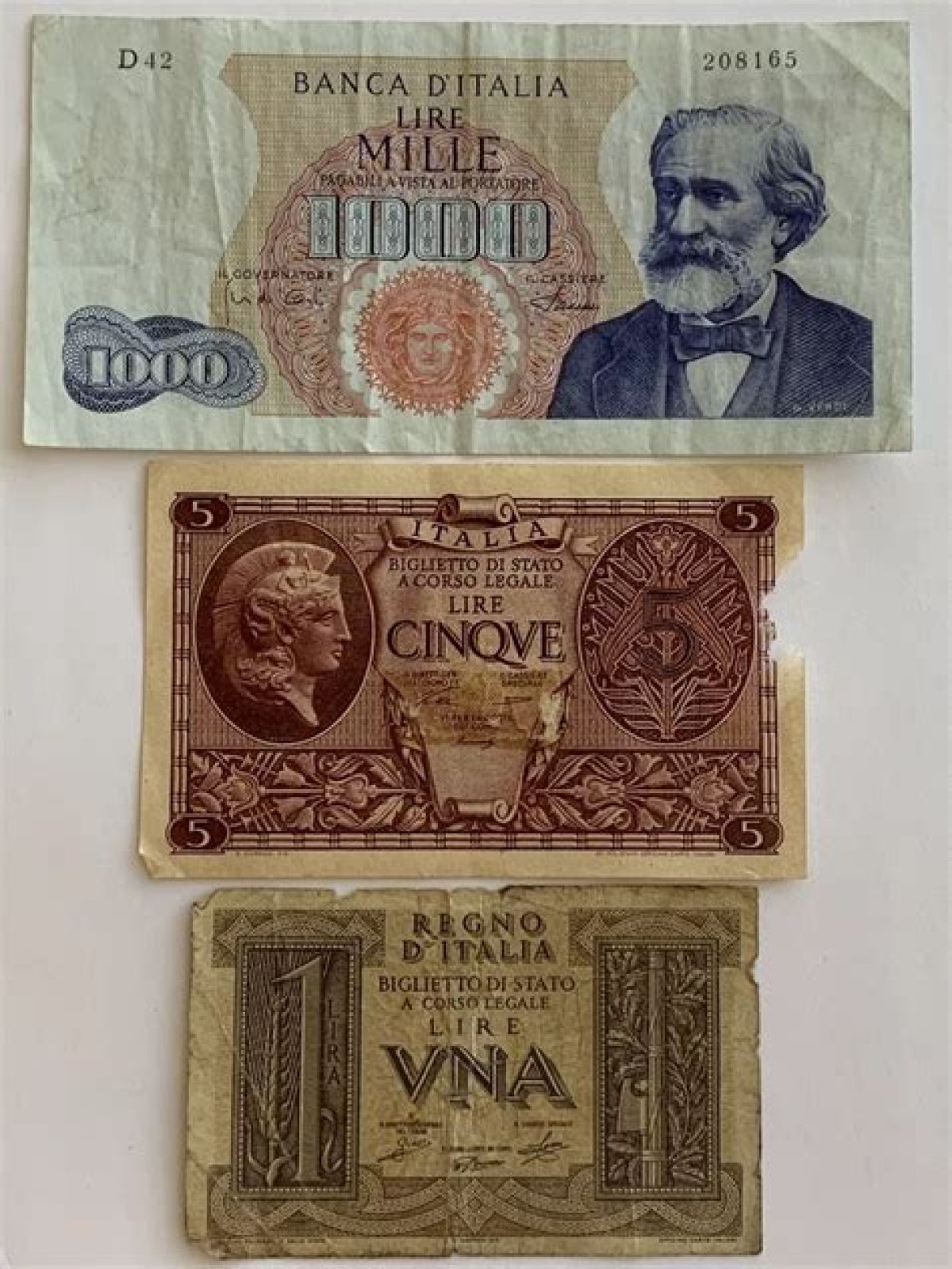 Former Italian Currency