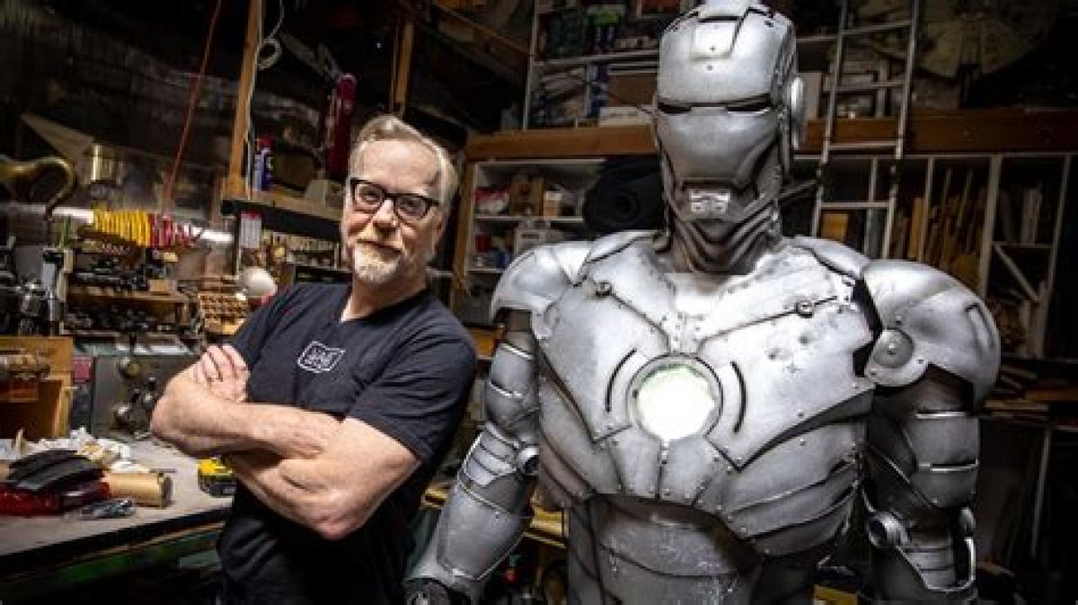 Former Mythbuster Adam Savage Builds Iron Man Suit That Can Really Fly