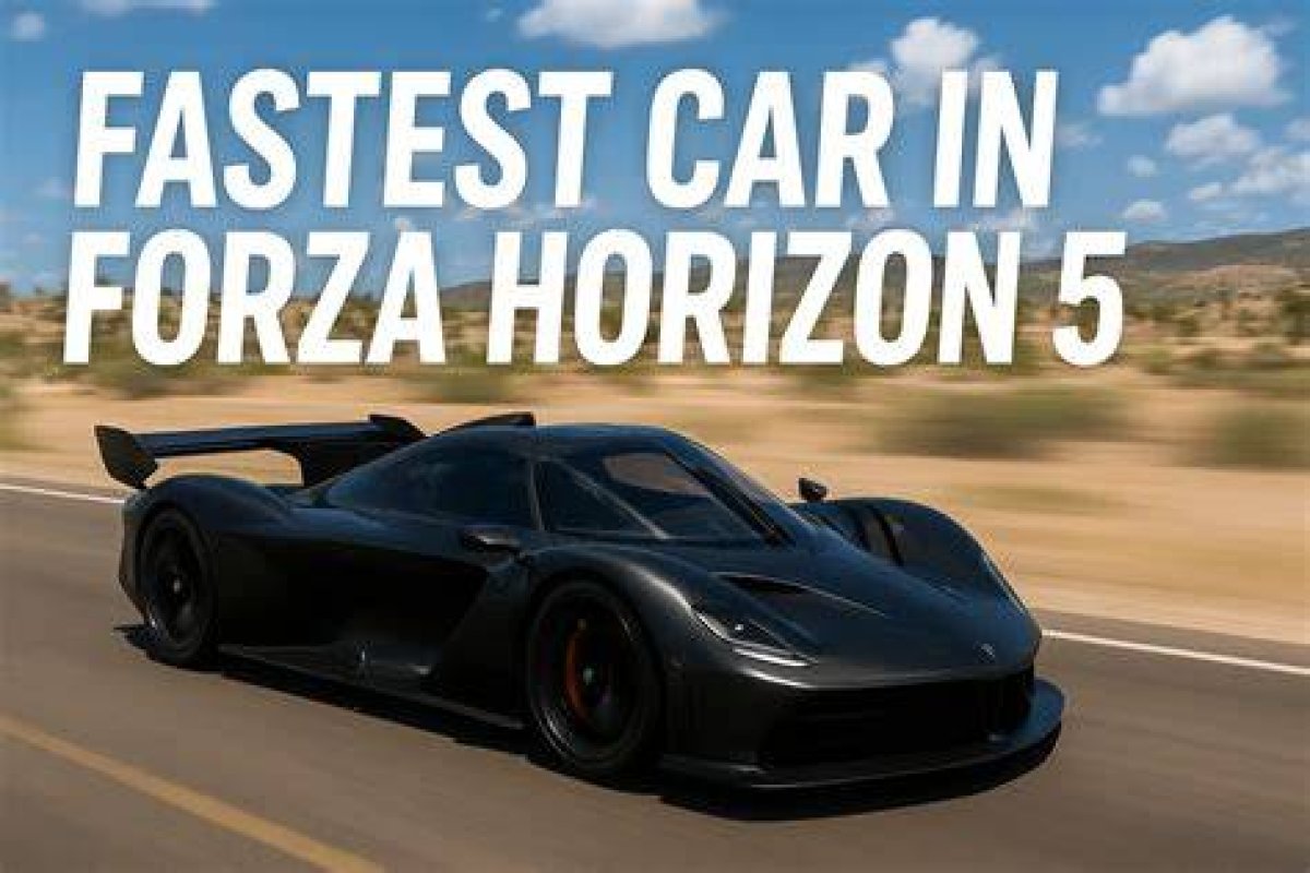 Forza Horizon 5 Fastest Cars Based on Speed and Acceleration