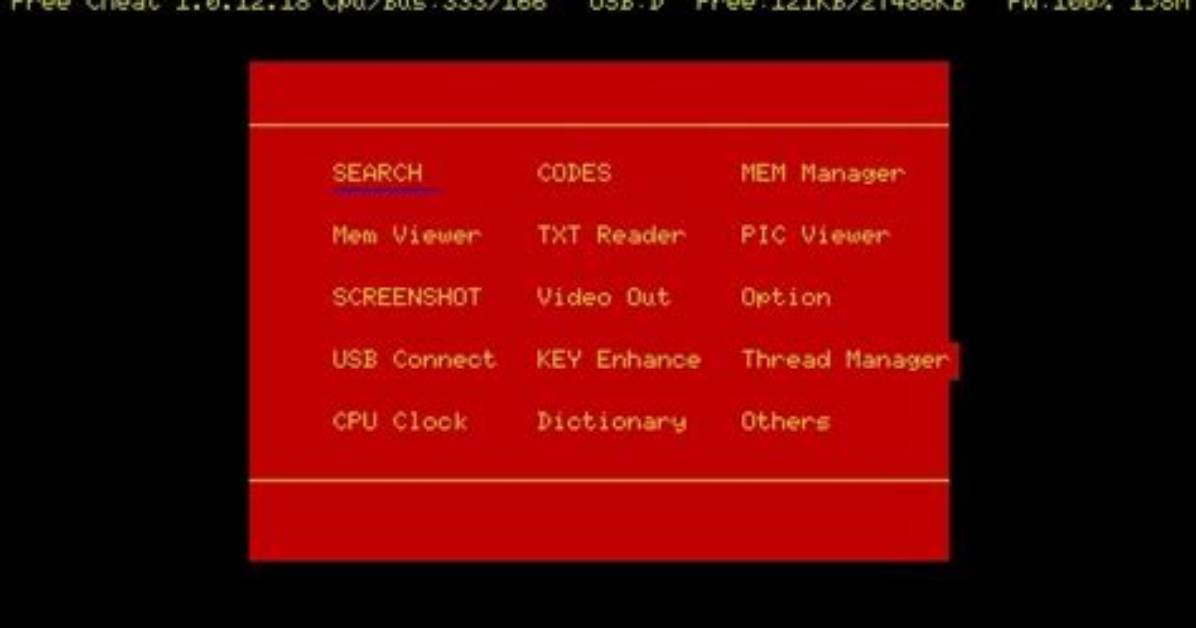 Freecheat Psp - Gamebrew