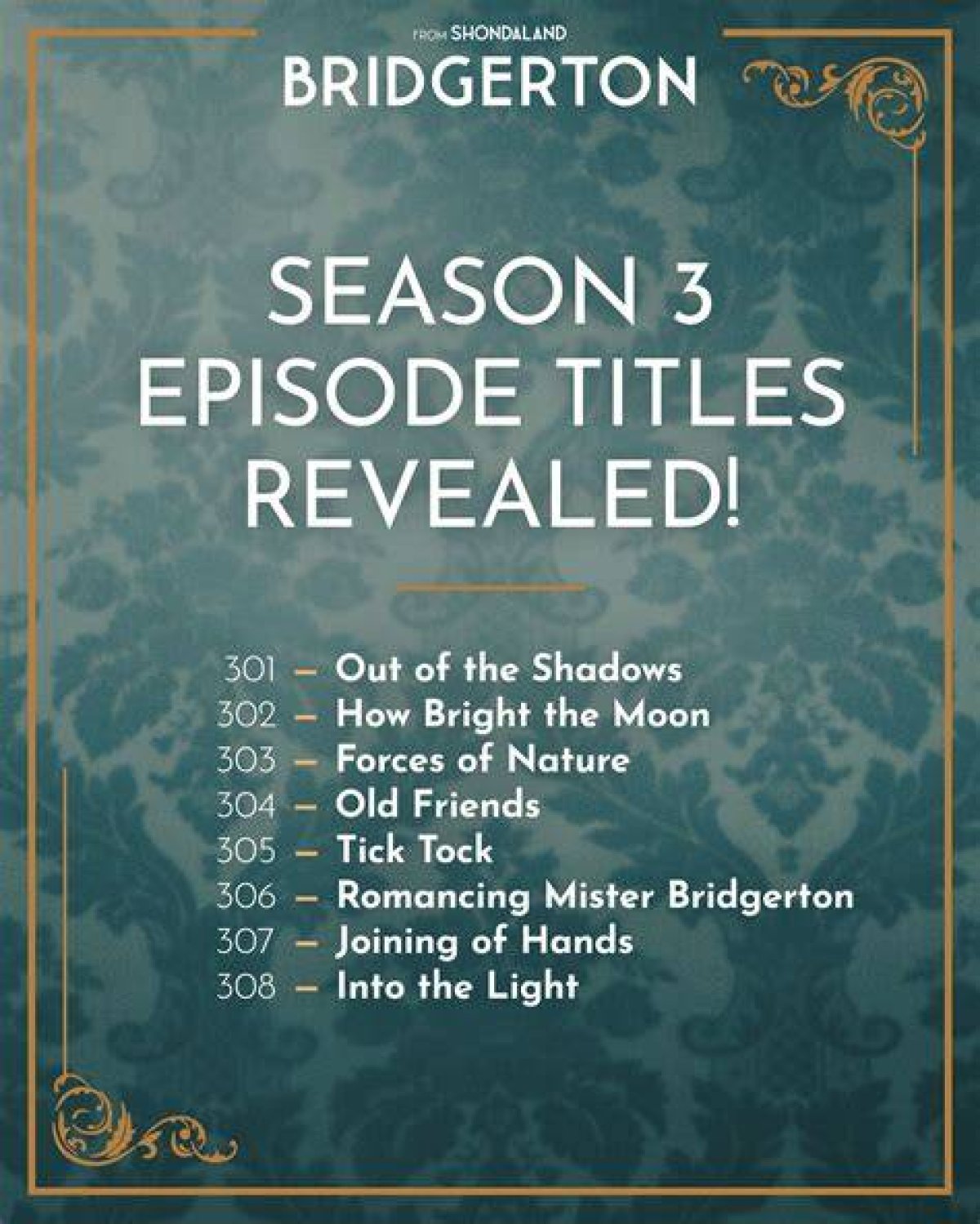 Full List of Season 1 Episode Titles Revealed