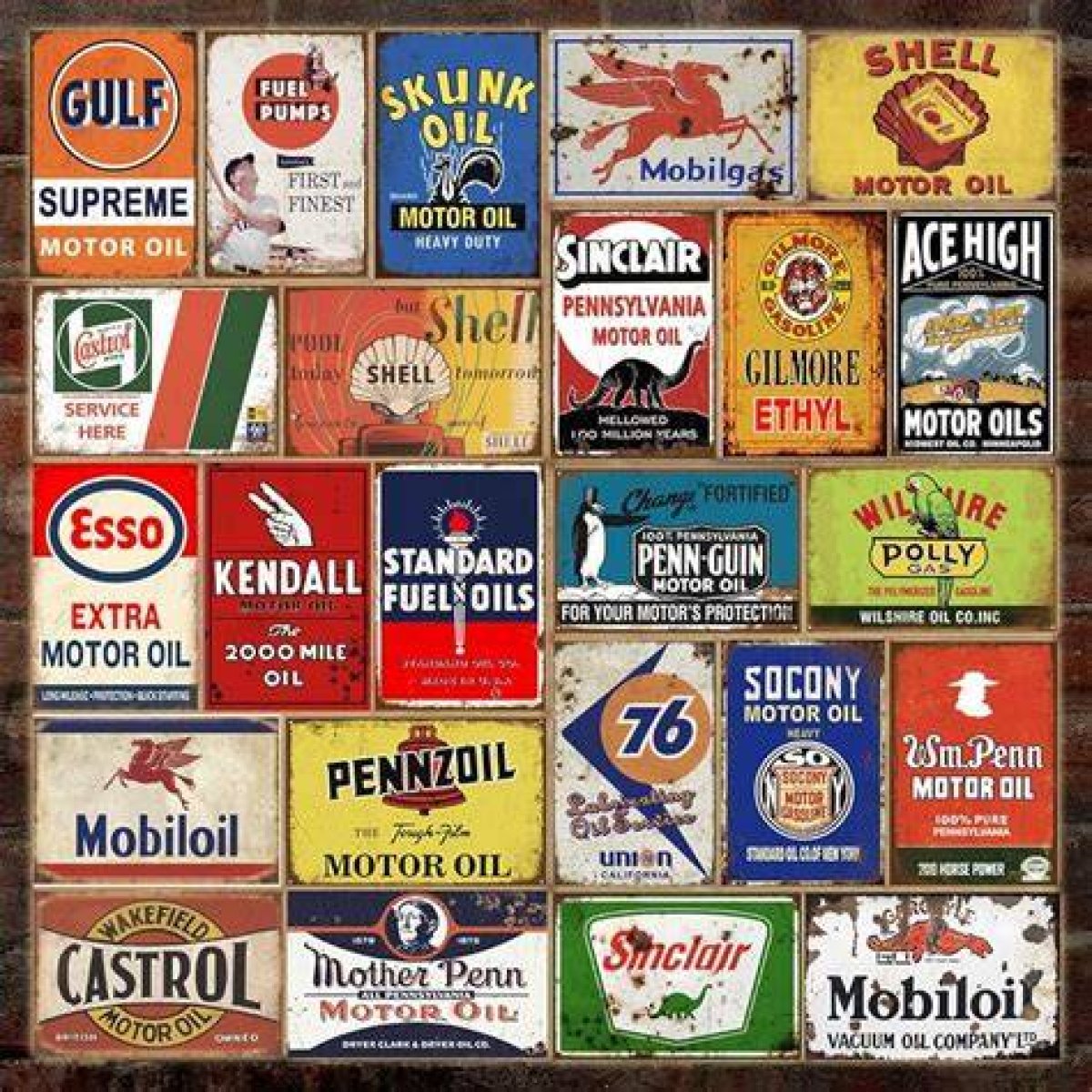 Gas in Many Advertising Signs