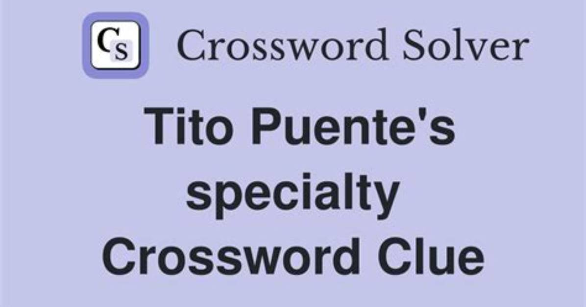 Genre for Tito Puente Universal Crossword Clue