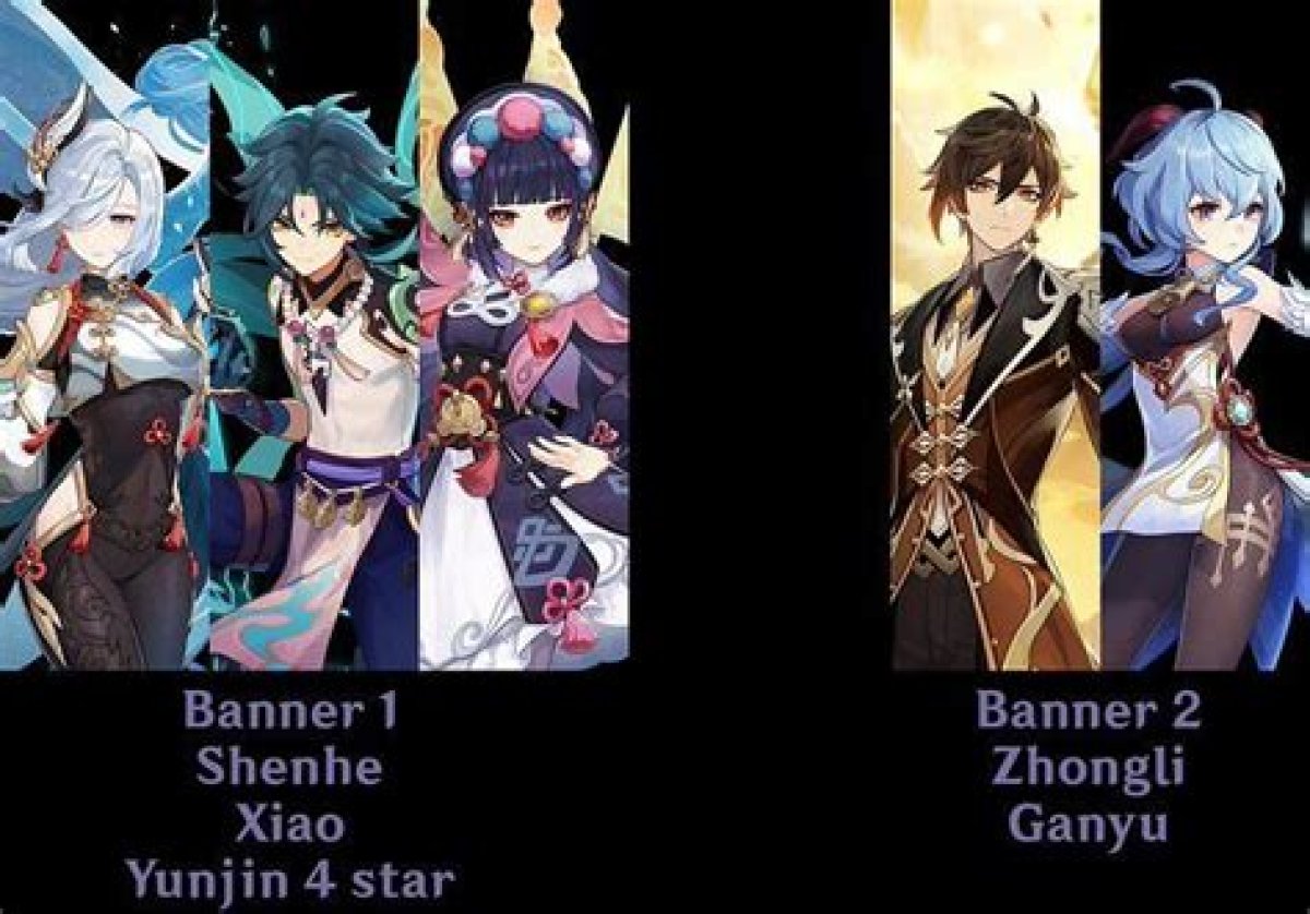 Genshin Impact Ganyu Zhongli Banner Rerun Release Time, 4-Star Chars