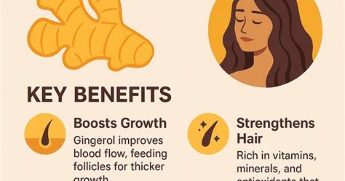 Ginger for Hair Growth: Benefits and Ways to Use