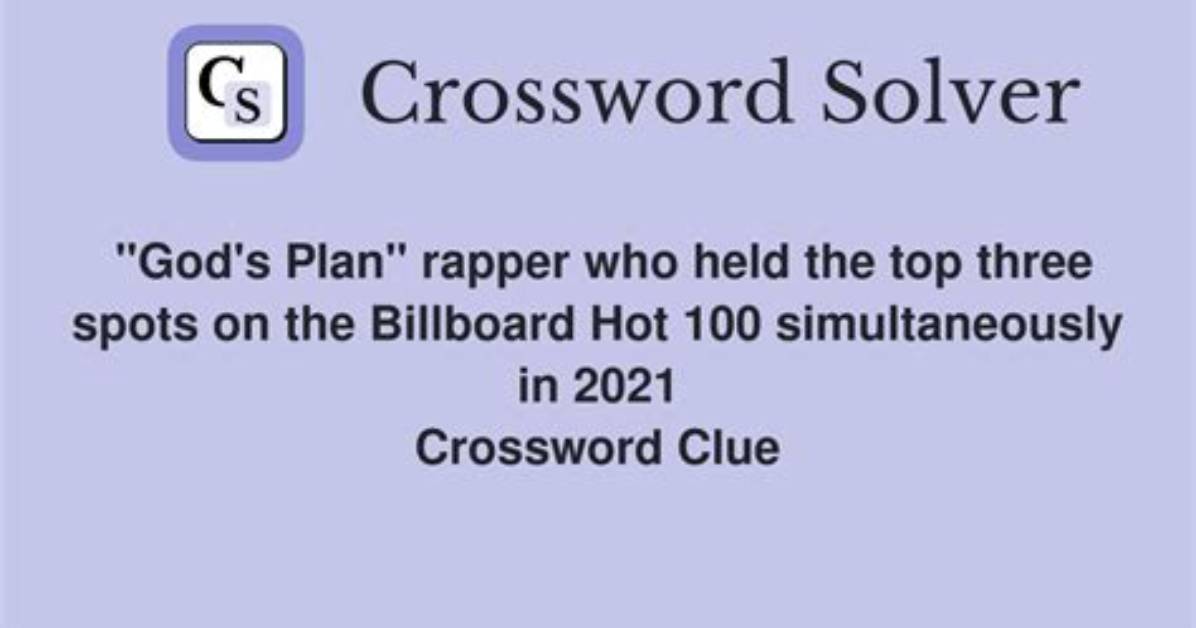 God's Plan Rapper Who Simultaneously Topped the Billboard 200 Hot 100 and Artist 100 in 2016 and 2018