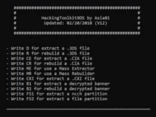 Hackingtoolkit9Ds 3Ds - Gamebrew