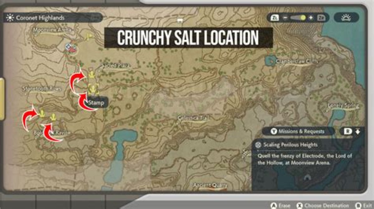 Here Is Where to Find Crunchy Salt in Pokemon Legends: Arceus