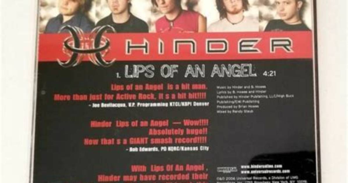 Hinder’s “Lips of an Angel”