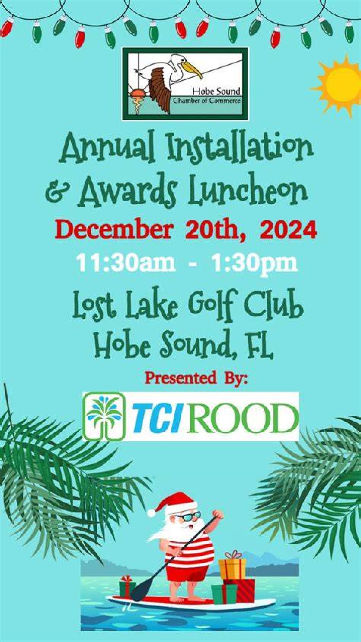 Hobe Sound Chamber of Commerce Installation & Awards Luncheon