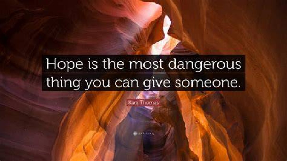 “Hope Is a Dangerous Thing for a Woman Like Me to Have – but I Have It” by Lana Del Rey