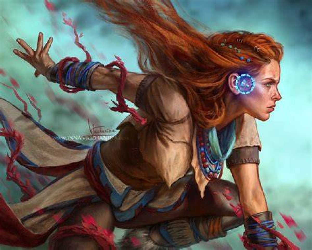 Horizon Zero Dawn's Aloy Looks Stunning in This Vibrant Fan Art