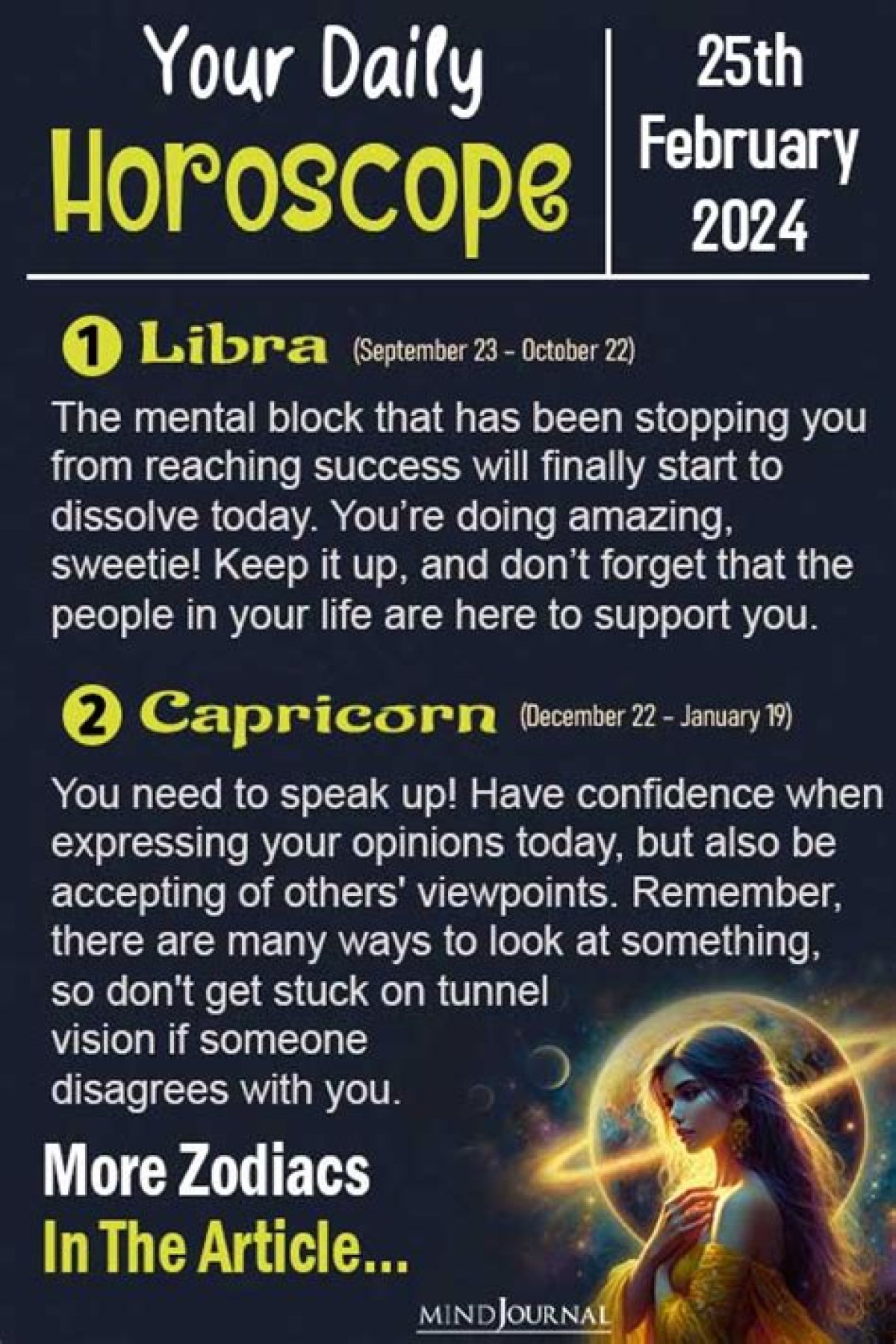 Horoscope Today, February 25, 2024