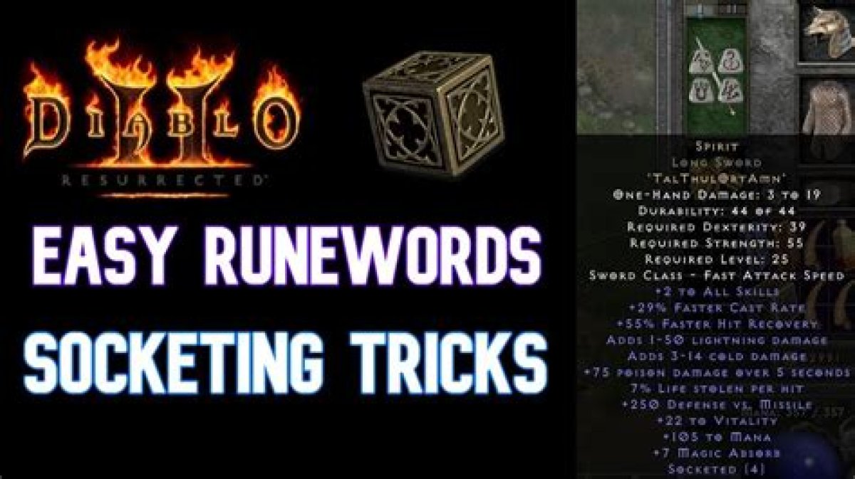 How to Add Sockets and Use Runewords