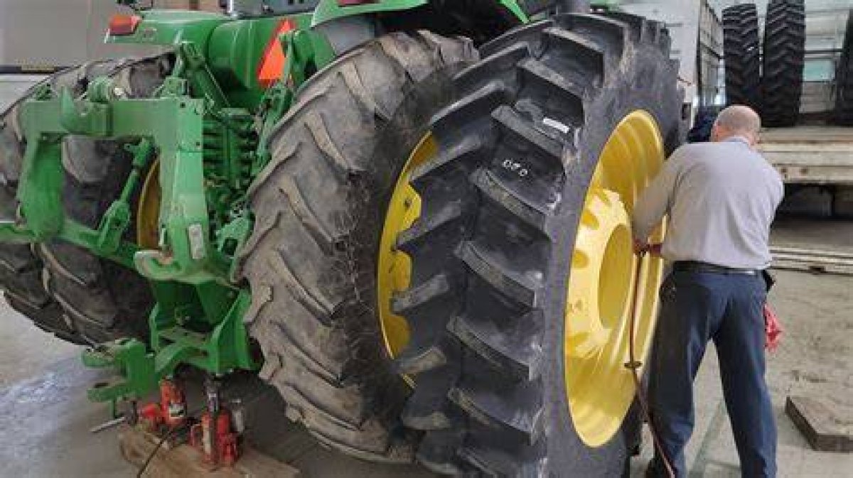 How to Change a Tractor Tire