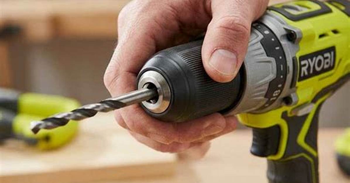 How to Change Drill Bit Ryobi