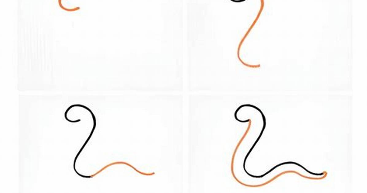 How to Draw a Snake Step by Step Easy?