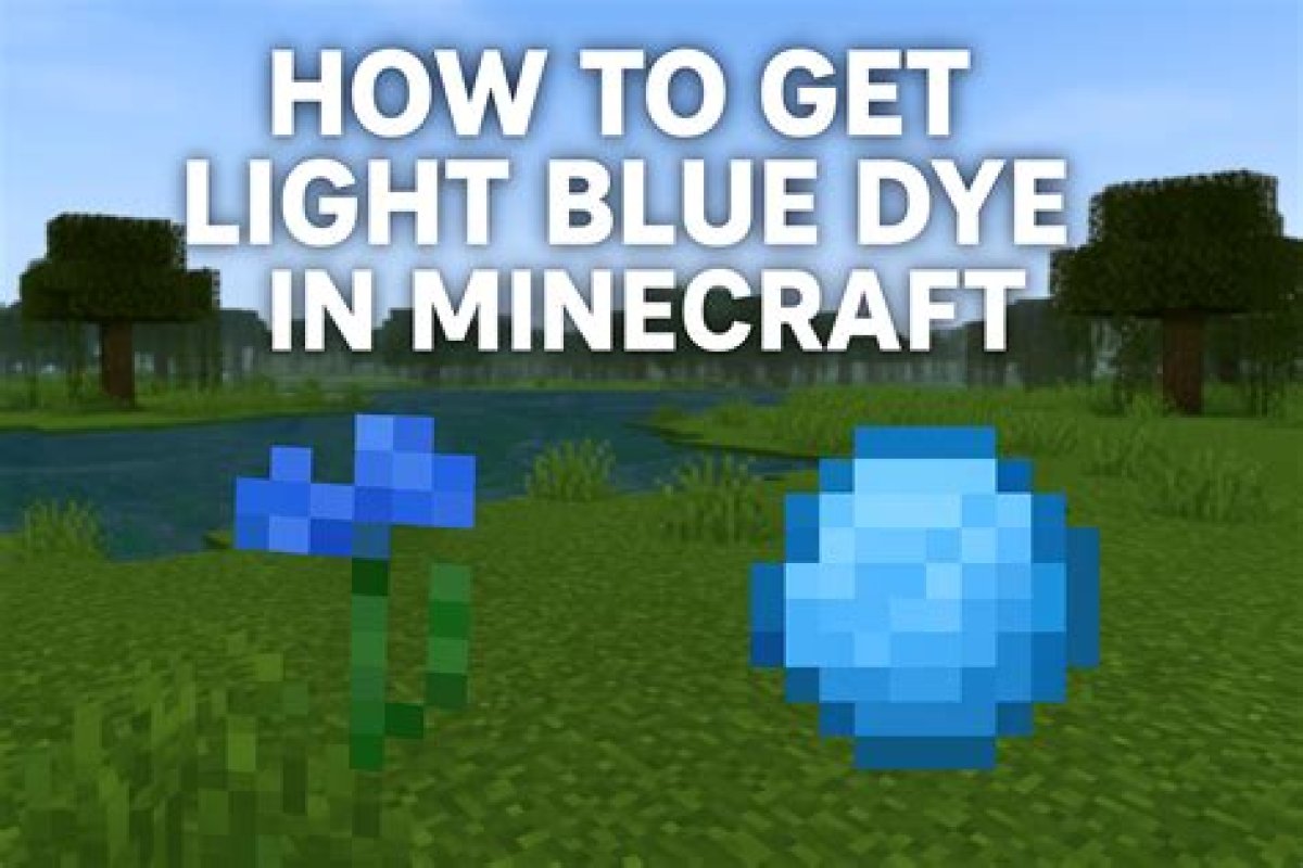 How to Get Light Blue Dye in Minecraft?