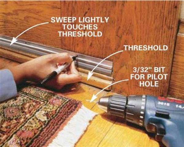 How to Install a Door Sweep (Diy)